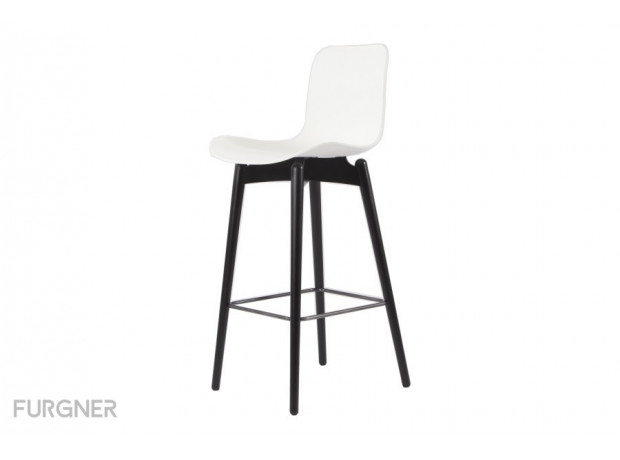NORR11 - Langue Bar Chair Black Legs (5 different seats)