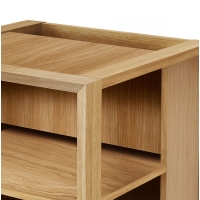 Woodman - Cube Side Table Oak