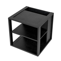 Woodman - Cube Side Table Black