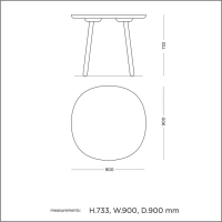 EMKO - Naive Dining Table D900