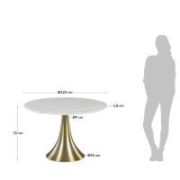 La Forma - Oria dining table Ø 120