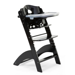 Childhome - Lambda 3 high chair + feeding tray - black
