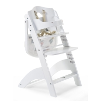 Childhome - Lambda 3 high chair + feeding tray - white
