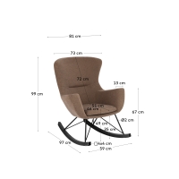 La Forma - Otilia rocking chair