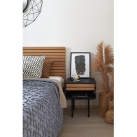 Furgner by Woodman - Stripe Bedside table